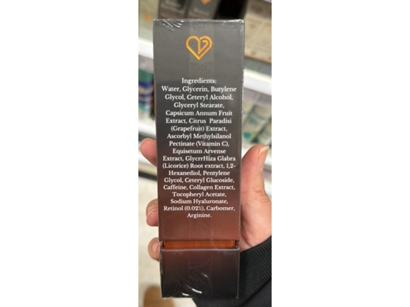 Lovaiceland Retinol Eye Cream, Collagen & Hyaluronic Acid, 15 mL