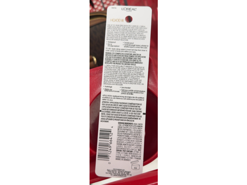 L'Oreal Paris Infallible Grip Precision Felt Eyeliner, 615 Blue, 0.034 fl oz/1.0 mL