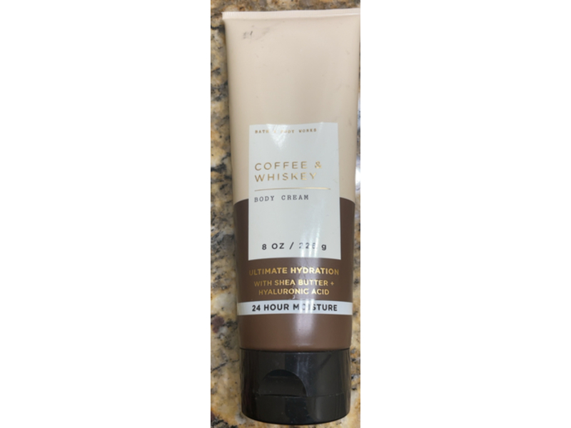 Bath & Body Works Body Cream, Coffee & Whiskey Ultimate, 8 oz/226 g