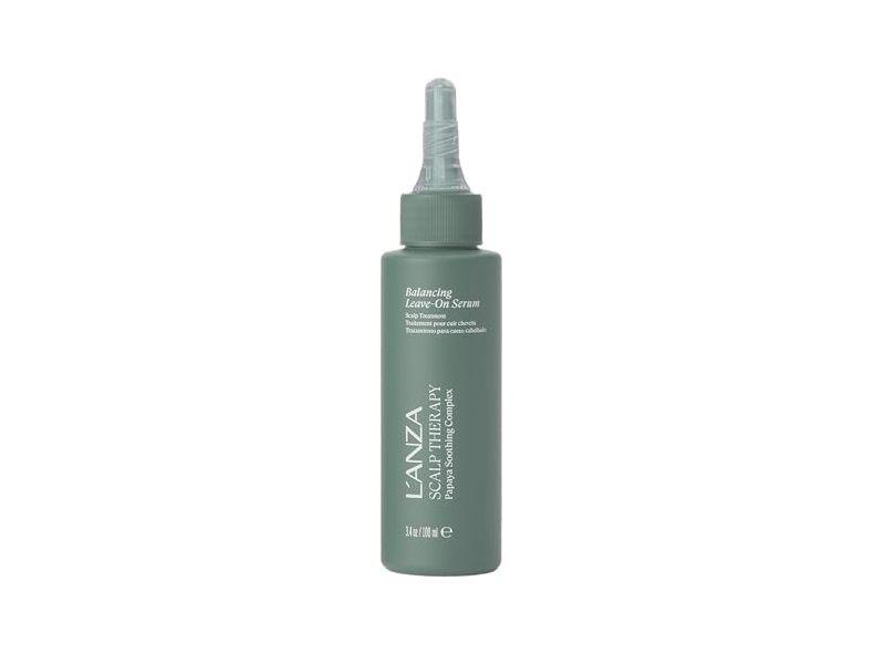 L'ANZA Scalp Therapy Balancing Leave-On Scalp Serum, Papaya Soothing Complex, 3.4 fl oz/100 mL