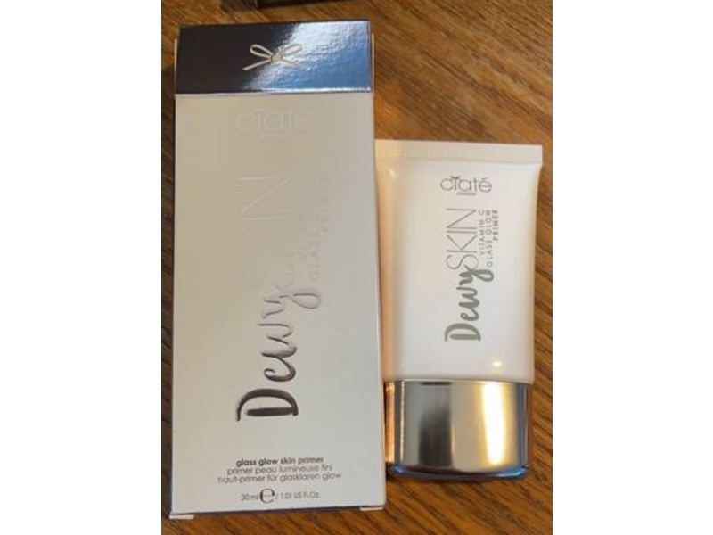 Ciate London Dewy Skin Glass Glow Primer, Vitamin C, 1.01 fl oz/30 ml