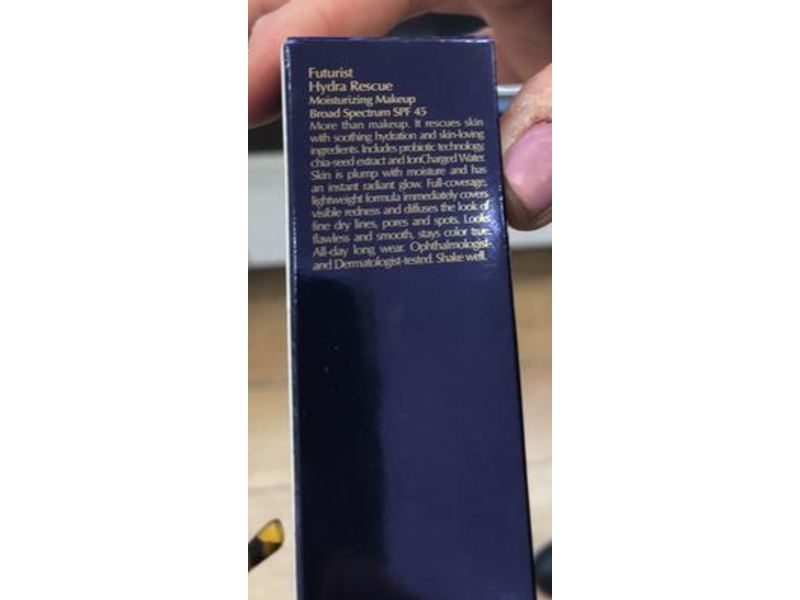 Estee Lauder Futurist Hydra Rescue Moisturizing Makeup, SPF 45, 1N0 Porcelain, 1.2 fl oz/35 mL