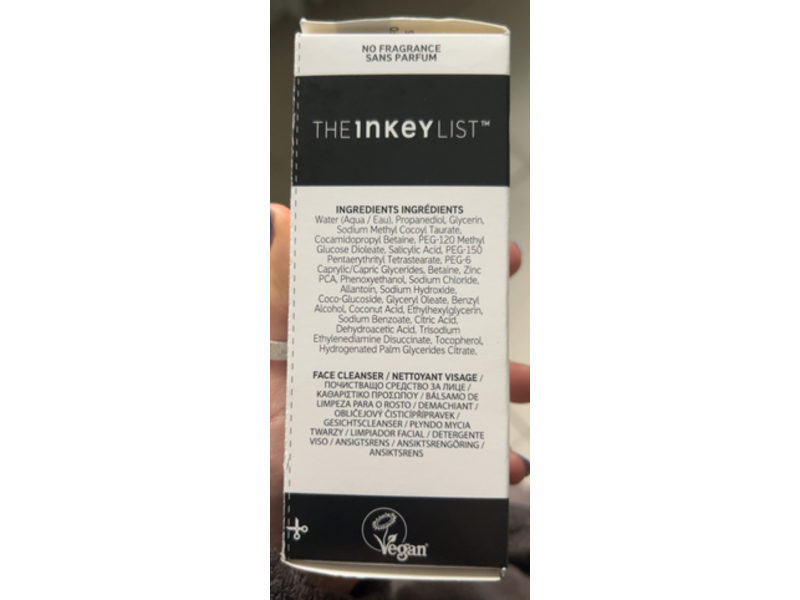 The Inkey List Face Cleanser, Salicylic Acid, 5.0 fl oz/150 mL