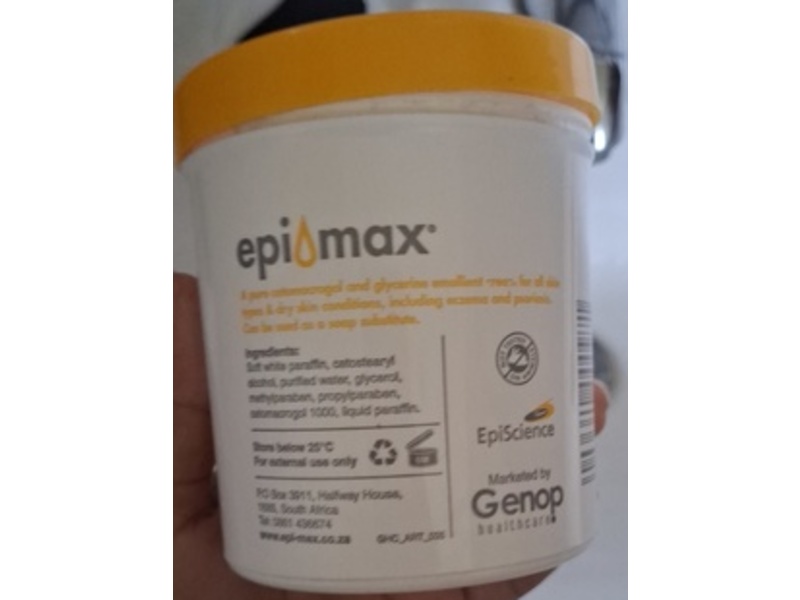 Epi-Max Emollient Moisturiser Cream, 400 g