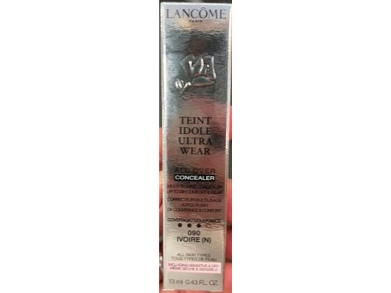 Lancome Teint Idole Ultra Wear All Over Concealer, 90 Ivory (N), 0.43 fl oz/13 mL