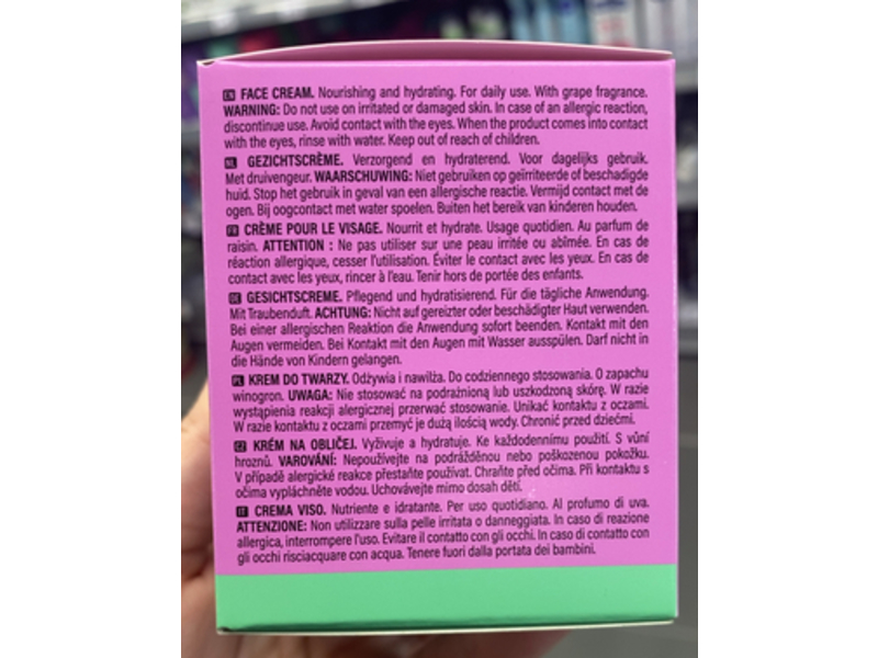 SkinBliss Hydrating Face Cream, Grape Fragrance, 50 mL