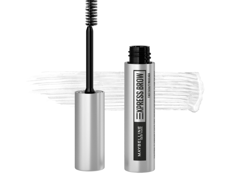 Maybelline Express Brow Fast Sculpt Gel Brow Mascara, 264 Clear, 0.09 fl oz/2.75 mL