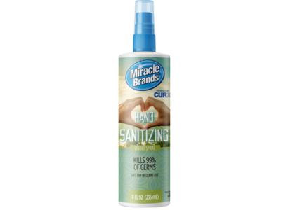 Miracle Brands Hand Sanitizing Liquid Spray, 8 fl oz/236 mL