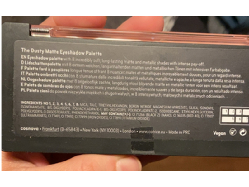 Catrice The Dusty Matte Eyeshadow Palette, 0.31 oz/9 g