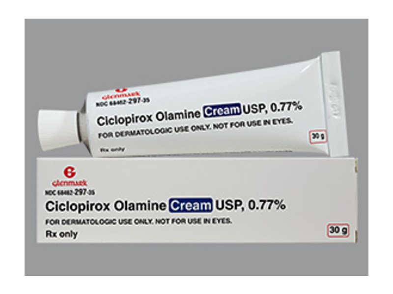 Ciclopirox Olamine Cream Usp 0.77, 30 g Glenmark (RX) Ingredients and