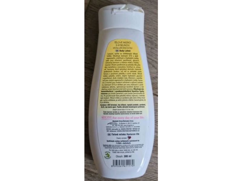 Bione Hyaluron Life Body Lotion, Hyaluronic Acid, 300 ml