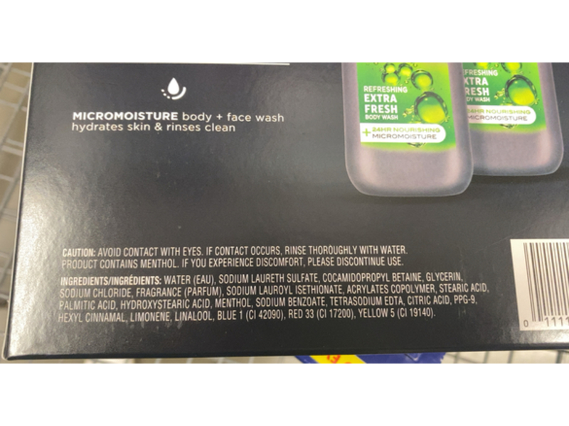 Dove Men + Care Refreshing Body Wash, Extra Fresh, 30 oz/887 mL