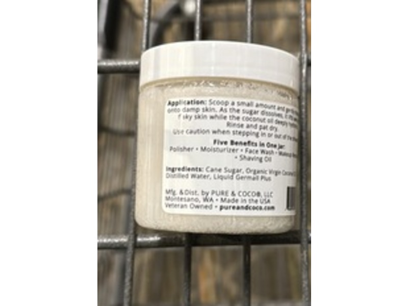 Pure & Coco Face & Body Polish, Natural Coconut, 5.8 oz/150 g