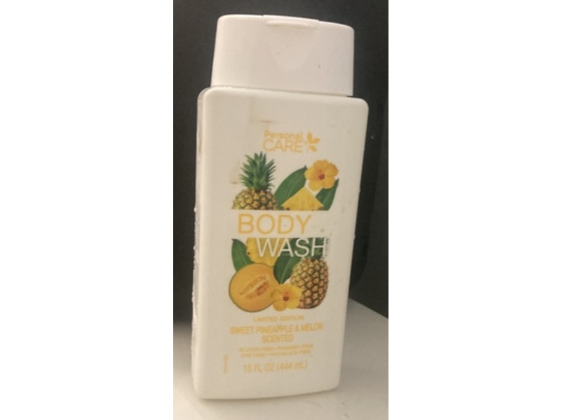 Personal Care Body Wash, Sweet Pineapple & Lemon, 15 fl oz/444 mL