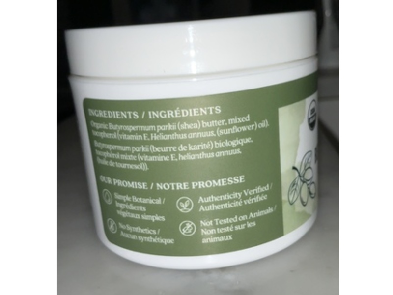 Aura Cacia Organic Shea Butter, 3.25 oz /92 g