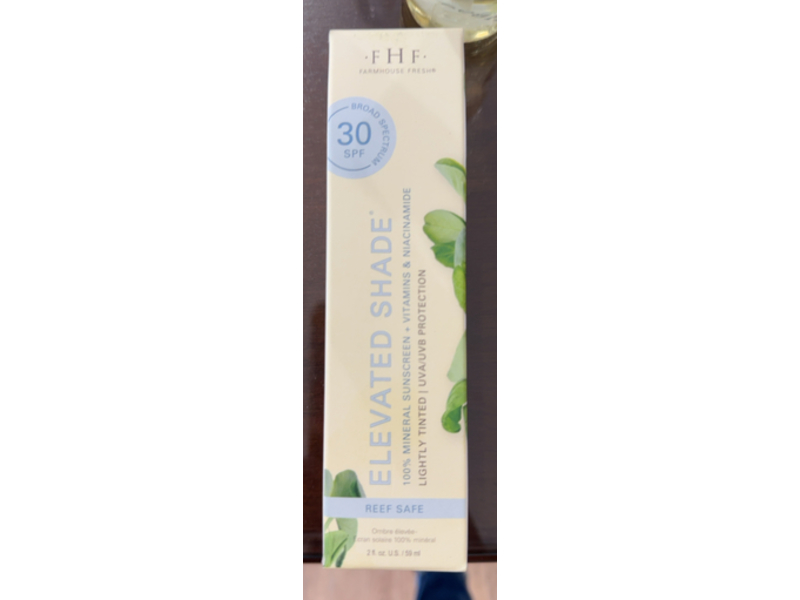 Farmhouse Fresh Elevated Shade Mineral Sunscreen, Vitamins & Niacinamide, 2 fl oz/59 mL