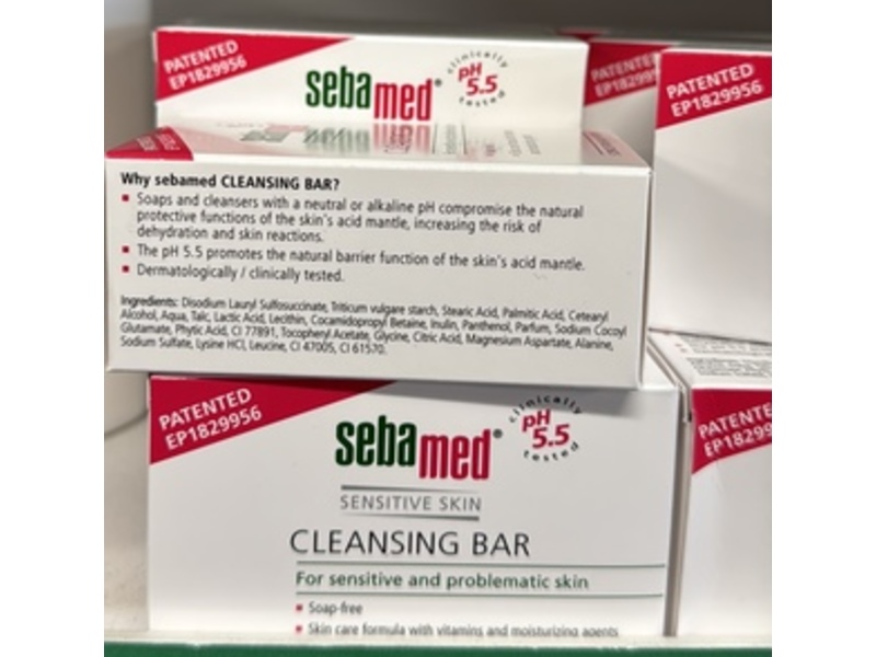 SebaMed Sensitive Skin Cleansing Bar, 100 g