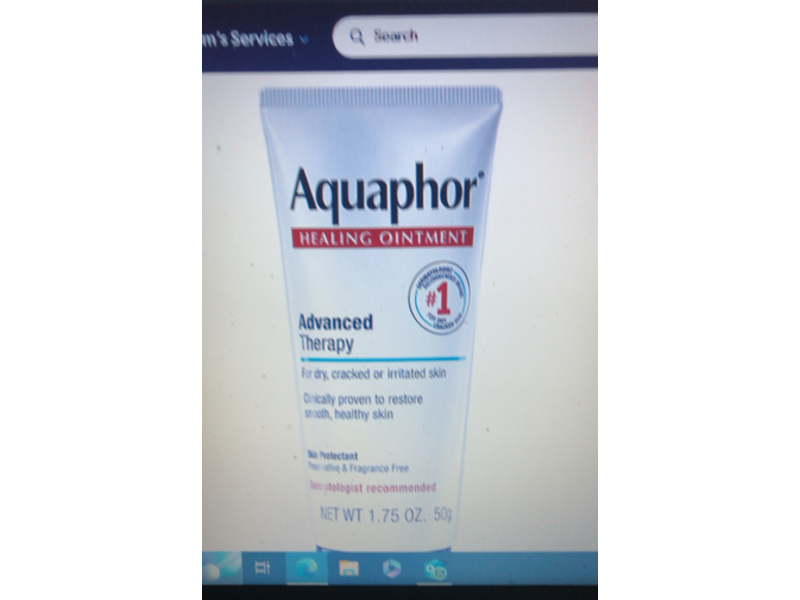 Aquaphor Healing Ointment Advanced Therapy Skin Protectant, 1.75 oz/50 g