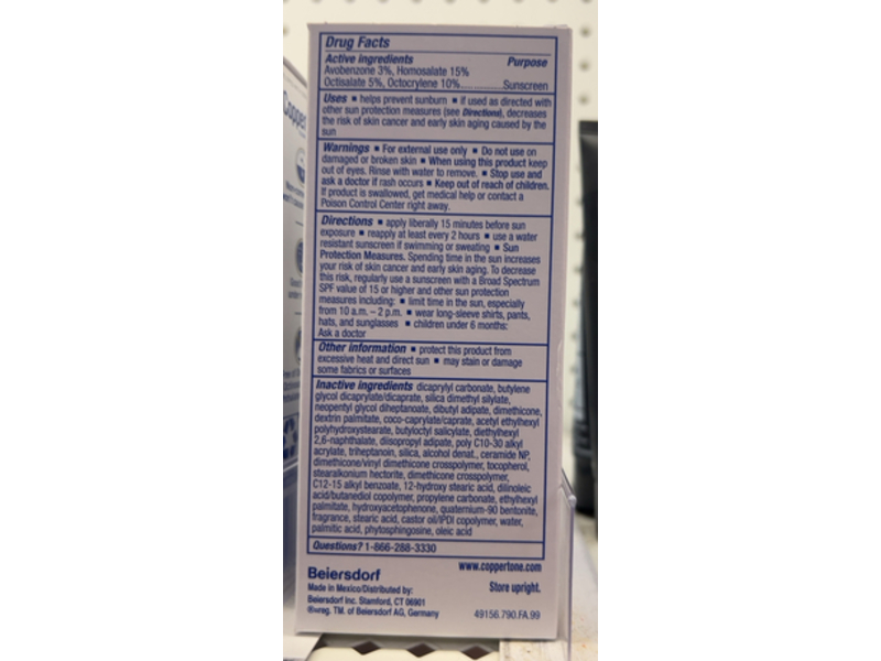 Coppertone Every Tone Invisible Finish Face Sunscreen, SPF 60+, 1.7 fl oz/50 mL