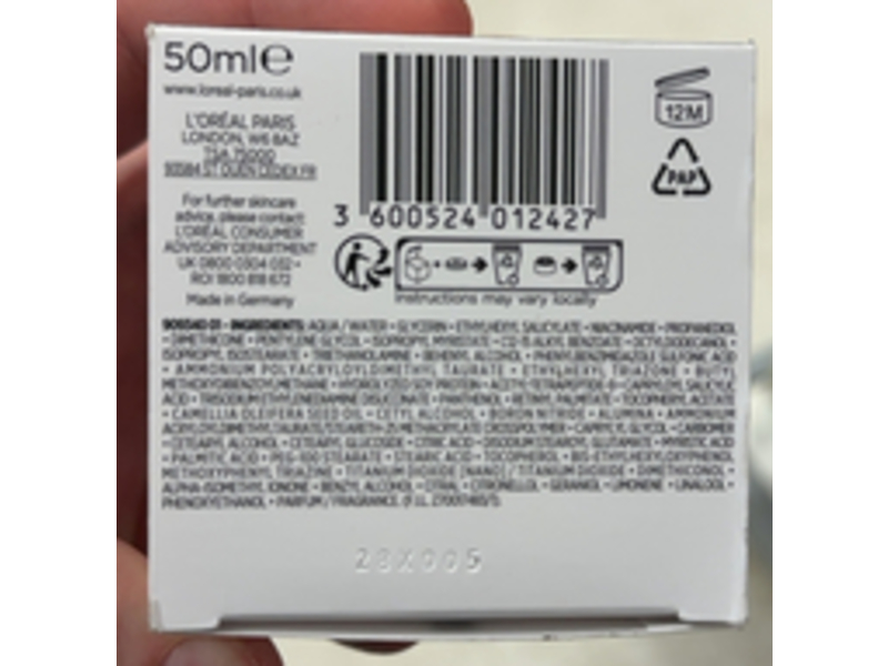 L'Oreal Paris Wrinkle Expert 45+ Anti-Wrinkle Intensive Care, SPF 20, Retino Peptides, 50 mL