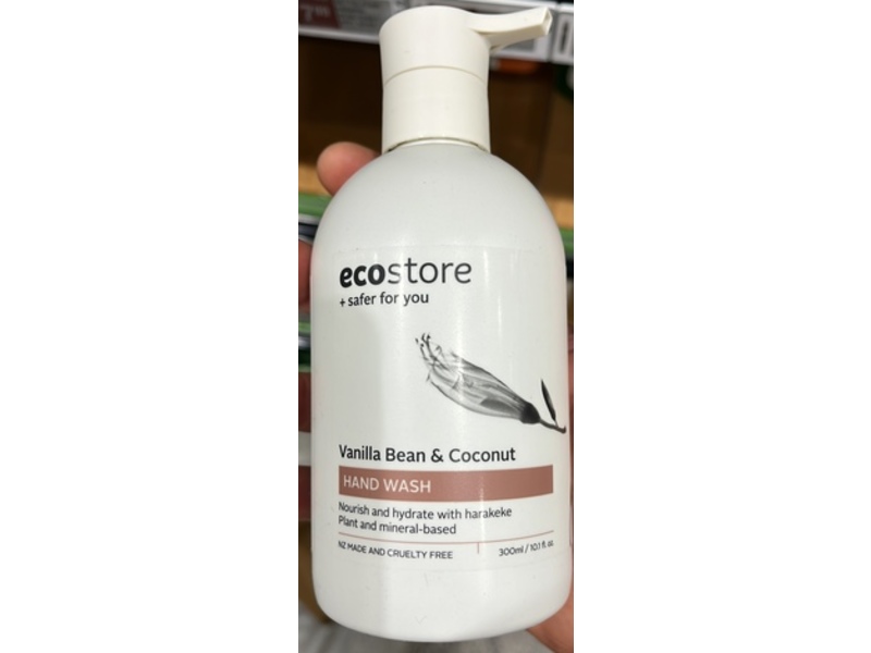 Ecostore Hand Wash, Vanilla Bean & Coconut, 10.1 fl oz/300 mL