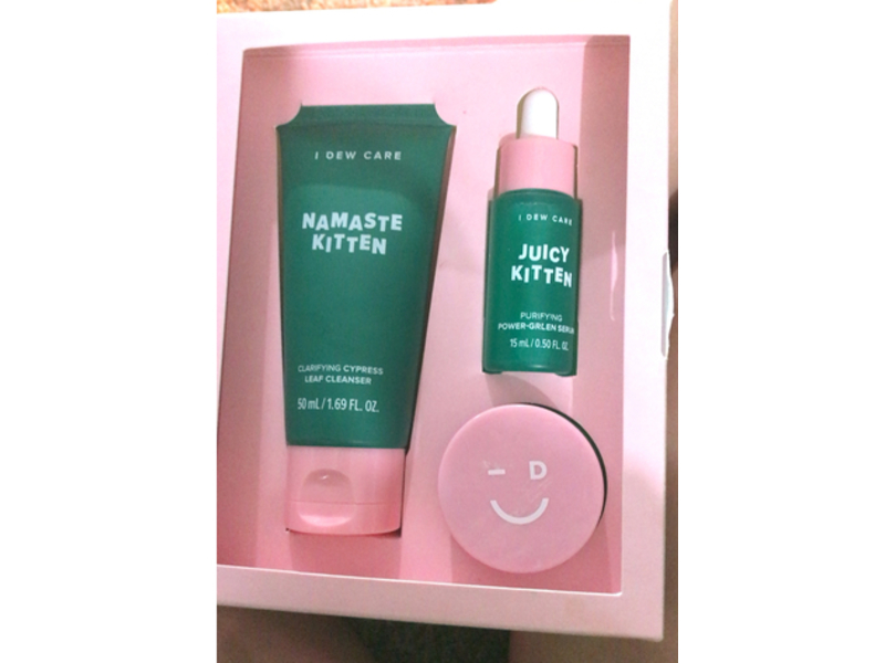 I Dew Care Blemish Heartleaf Skincare Set, Kitten My Balance On