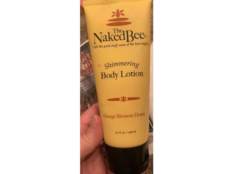 The Naked Bee Shimmering Body Lotion, Orange Blossom Honey, 6.7 fl oz/198 mL