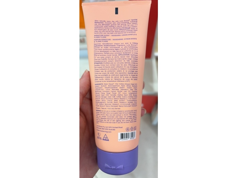 Luna Bronze Glow Tanning Moisturiser, 6.8 fl oz/200 mL
