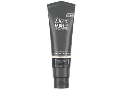 Dove Men + Care Pro Moisture Shave Cream, Sensitive+, 5.0 fl oz/148 mL