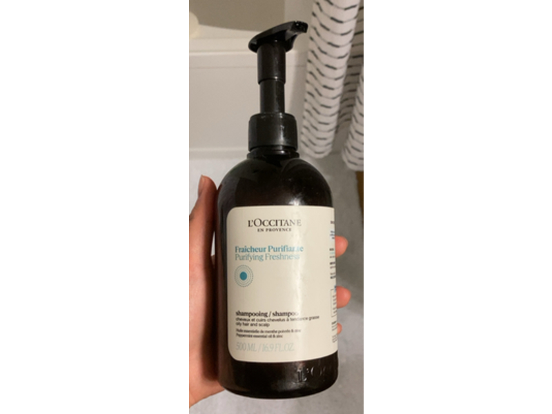 L'Occitane En Provence Purifying Freshness Shampoo, 16.90 fl oz/500 mL