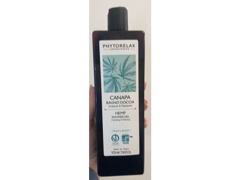 Phytorelax Shower Gel, Hemp, 16.9 fl oz/500 mL