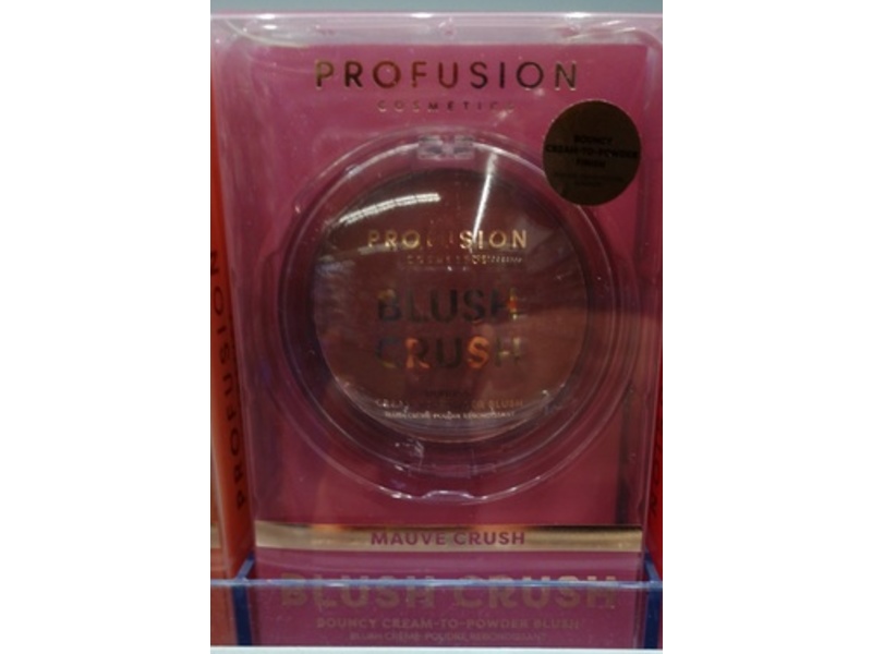 Profusion Cosmetics Blush Crush Bouncy Cream-To-Powder Blush, Mauve Crush, 0.35 oz/10 g