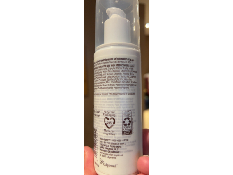 Hawaiian Tropic Weightless Mineral Sunscreen Lotion, SPF 50, 100 mL