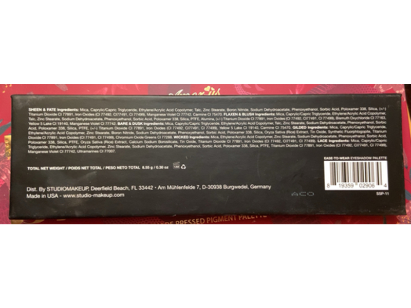 Studio Makeup Eyeshadow Palette, 030 oz/8.55 g