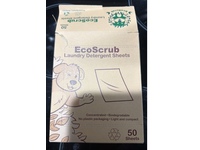 EcoScrub Laundry Detergent Sheets, 100 Loads, 50 Count - thumbnail 2