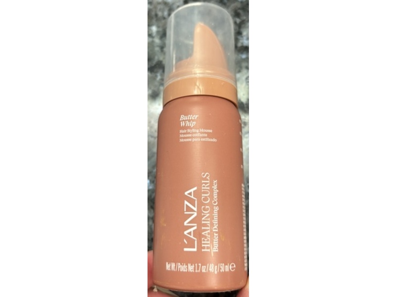 L'ANZA Healing Curls Butter Whip Hair Styling Foam, 1.7 oz/50 mL