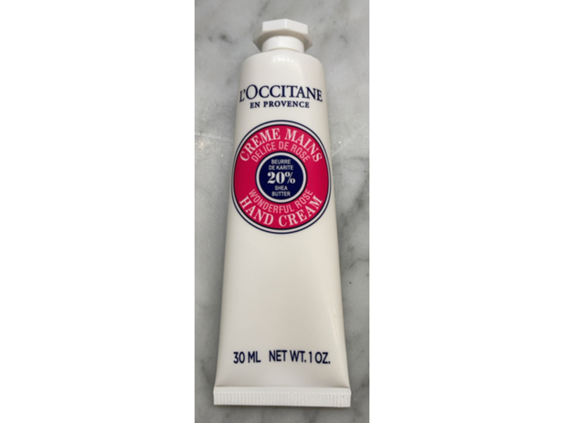 L'occitane Hand Cream, Wonderful Rose, 1 oz/30 mL