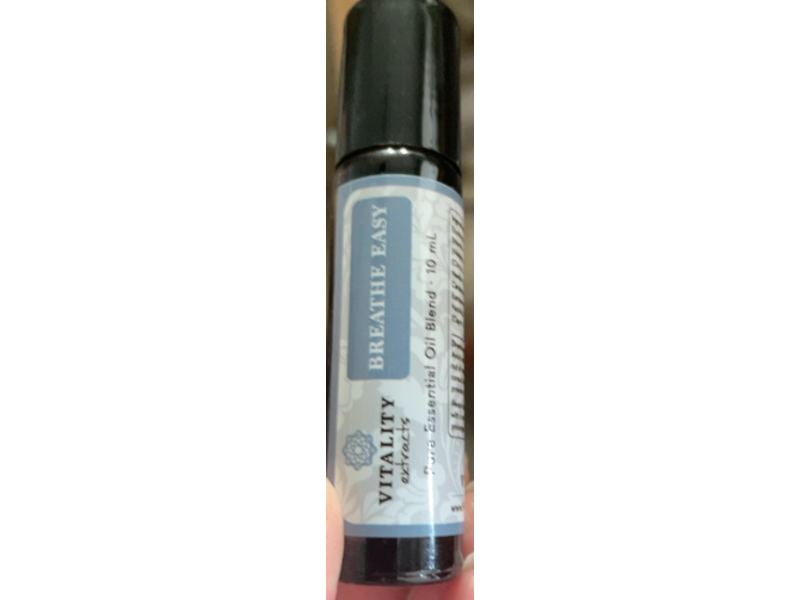 Vitality Extracts Breathe Easy Pure Essential Oil Blend Roll On, 10 mL