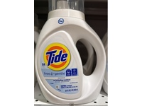 Tide Free & Gentle Laundry Detergent, Unscented, 24 Loads, 32 fl oz/946 mL - Image 3