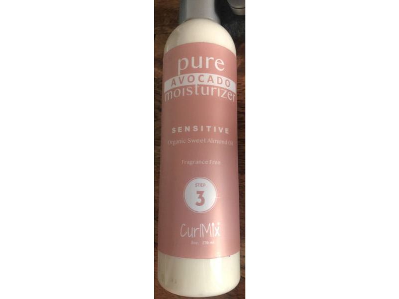CurlMix Pure Avocado Moisturizer, Organic Sweet Almond Oil, 8 oz/236 mL