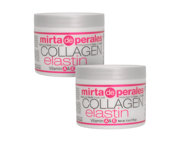 Mirta De Perales Collagen Elastin Face & Neck Cream, Vitamin A & E, 4 oz/170 g, Pack Of 2