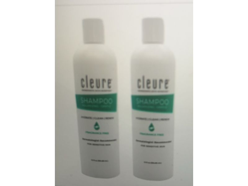Cleure Volumizing-Gentle Shampoo, 12 fl oz/354.88 mL, Pack of 2
