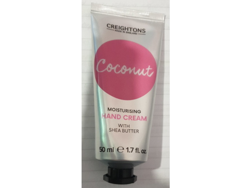 Creightons Moisturising Hand Cream, Coconut, 1.7 fl oz/50 mL