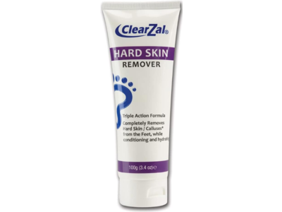 Clearzal Hard Skin Remover Foot Cream, 3.4 fl oz/100 g