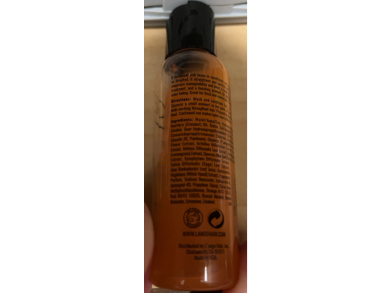 L'ange Sorbet Botanical Smoothing Balm, Biotin & Coconut Oil, 2 fl oz/60 mL