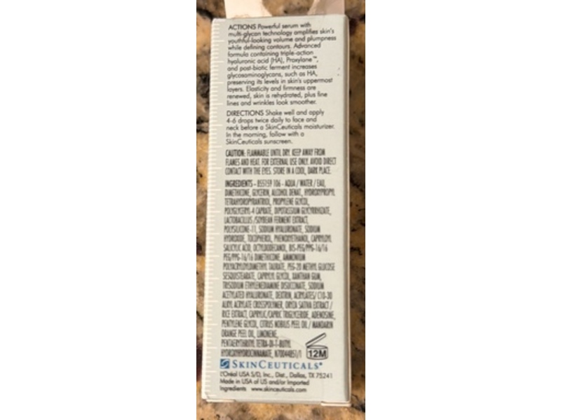 SkinCeuticals HA Intensifier Multi-Glycan Multi-Dimensional Volumizing Serum, 0.5 fl oz/15 mL