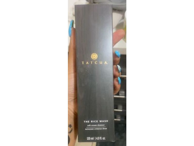 Tatcha The Rice Wash Soft Cream Cleanser, 4 oz/120 ml