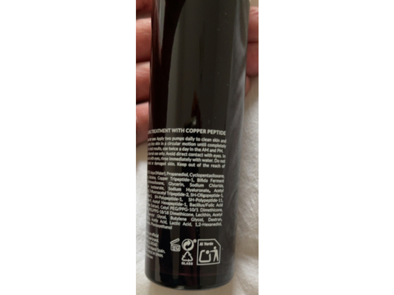 Theramid x Skincare Anti Aging Treatment, Copper Peptide, 1.69 fl oz/50 mL