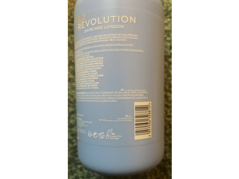 Revolution Skincare Blemish Targeted Strength Daily Facial Cleanser, Salicylic Acid, 8.45 fl oz/250 mL