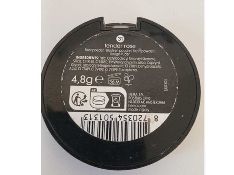 Hema Satin Blush, 31 Tender Rose, 4.8 g